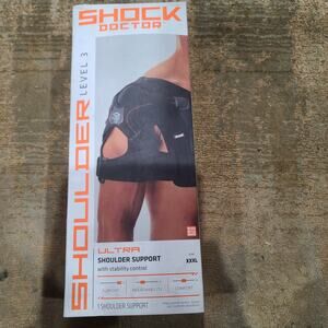 Shock Doctor ULTRA Shoulder Support Brace Level 3 Stability Control XXXL 50-58"